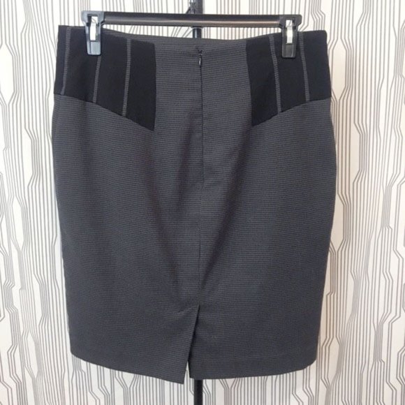 Worthington pencil skirt grey houndstooth 14 P - Picture 3 of 5
